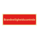 Brandveiligheidscontrole