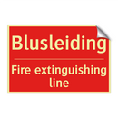 Blusleiding - Fire extinguishing line