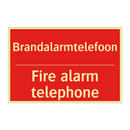 Brandalarmtelefoon - Fire alarm telephone