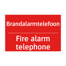 Brandalarmtelefoon - Fire alarm telephone