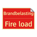 Brandbelasting - Fire load