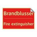 Brandblusser - Fire extinguisher