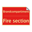 Brandcompartiment - Fire section