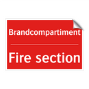 Brandcompartiment - Fire section