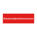 Brandveiligheidsfunctionaris