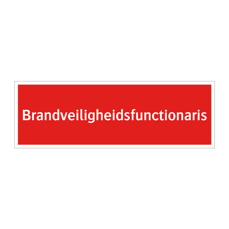Brandveiligheidsfunctionaris