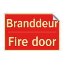 Branddeur - Fire door