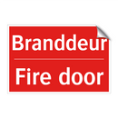 Branddeur - Fire door