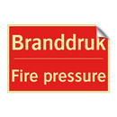Branddruk - Fire pressure
