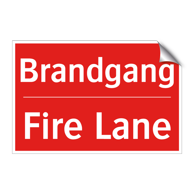 Brandgang - Fire Lane