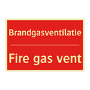 Brandgasventilatie - Fire gas vent