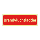 Brandvluchtladder