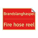 Brandslanghaspel - Fire hose reel