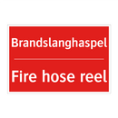 Brandslanghaspel - Fire hose reel