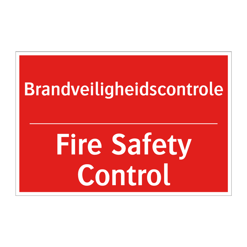 Brandveiligheidscontrole - Fire Safety Control