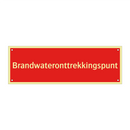 Brandwateronttrekkingspunt