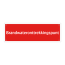 Brandwateronttrekkingspunt
