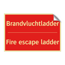 Brandvluchtladder - Fire escape ladder