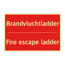 Brandvluchtladder - Fire escape ladder