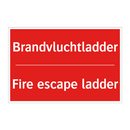 Brandvluchtladder - Fire escape ladder