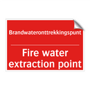 Brandwateronttrekkingspunt - Fire water extraction point