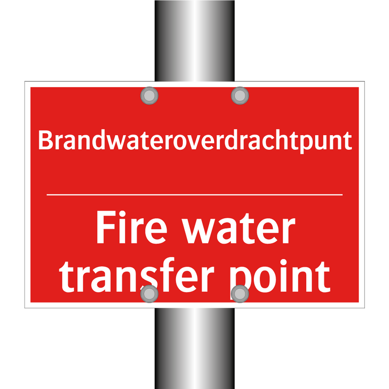 Brandwateroverdrachtpunt - Fire water transfer point