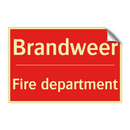 Brandweer - Fire department