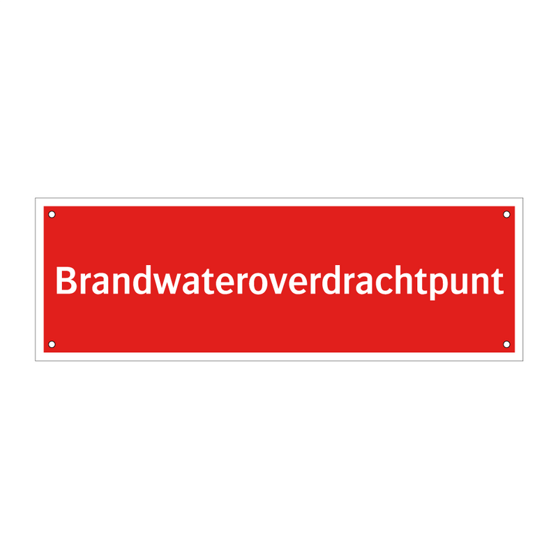 Brandwateroverdrachtpunt