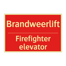 Brandweerlift - Firefighter elevator