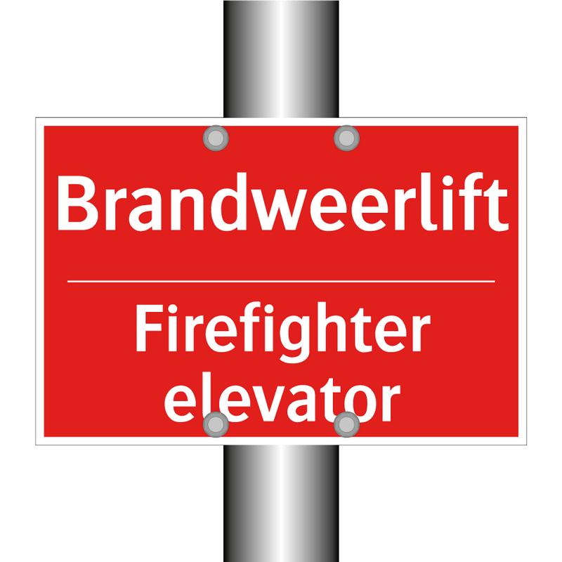 Brandweerlift - Firefighter elevator