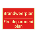 Brandweerplan - Fire department plan