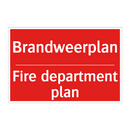 Brandweerplan - Fire department plan