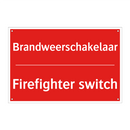 Brandweerschakelaar - Firefighter switch