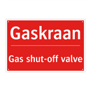 Gaskraan - Gas shut-off valve