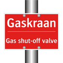 Gaskraan - Gas shut-off valve