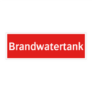 Brandwatertank
