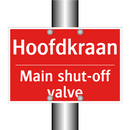 Hoofdkraan - Main shut-off valve