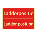Ladderpositie - Ladder position