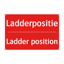 Ladderpositie - Ladder position