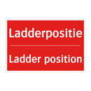 Ladderpositie - Ladder position