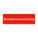 Brandweeraansluiting