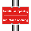 Luchtinlaatopening - Air intake opening