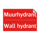 Muurhydrant - Wall hydrant