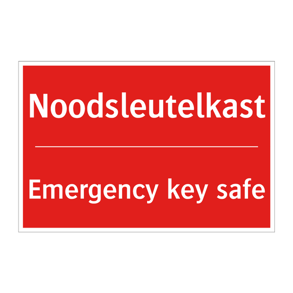 Noodsleutelkast - Emergency key safe