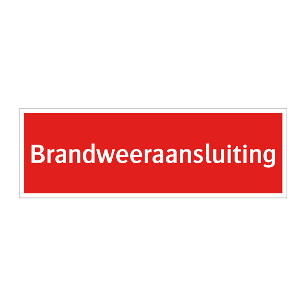 Brandweeraansluiting