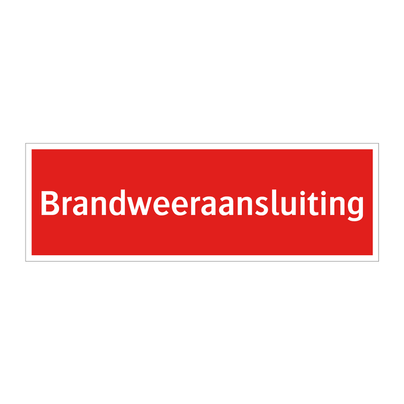 Brandweeraansluiting