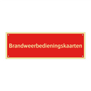 Brandweerbedieningskaarten