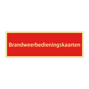 Brandweerbedieningskaarten