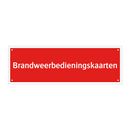 Brandweerbedieningskaarten