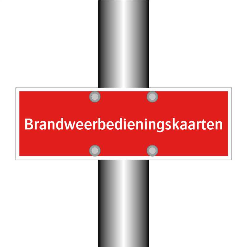 Brandweerbedieningskaarten
